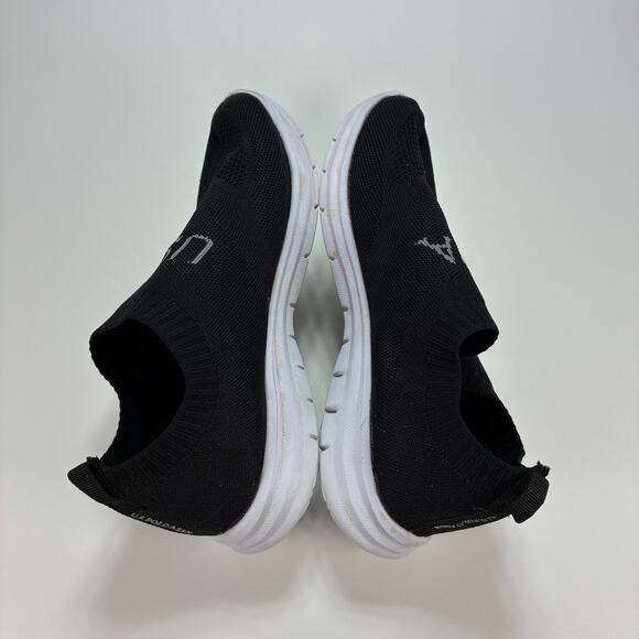 U.S. Polo Assassin Black White Slip On Sneakers NW7046 FEY-K Women's Size 9 - Picture 7 of 9
